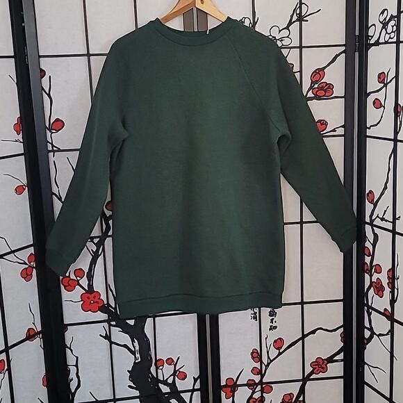 Lovers + Friends Hunter Green Oversized Long sleeve Sweater Dress. Nwt - Picture 1 of 10